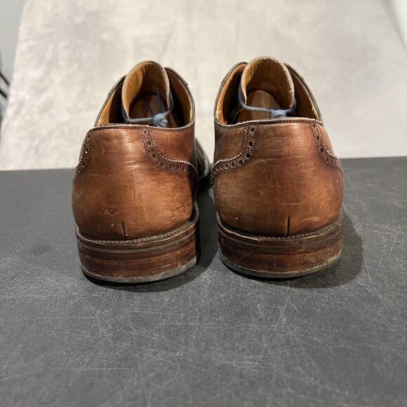 Magnanni Oxford Shoes Mens Size 13 Brown Cap Toe Brogue Leather Dress 10113 main image 6